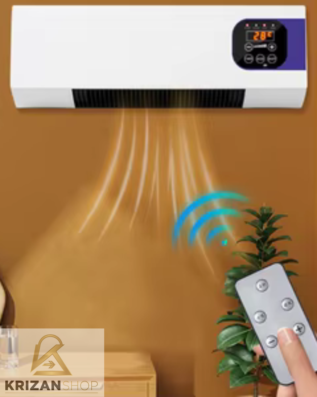 Ventilador Calefactor Inteligente 2 En 1