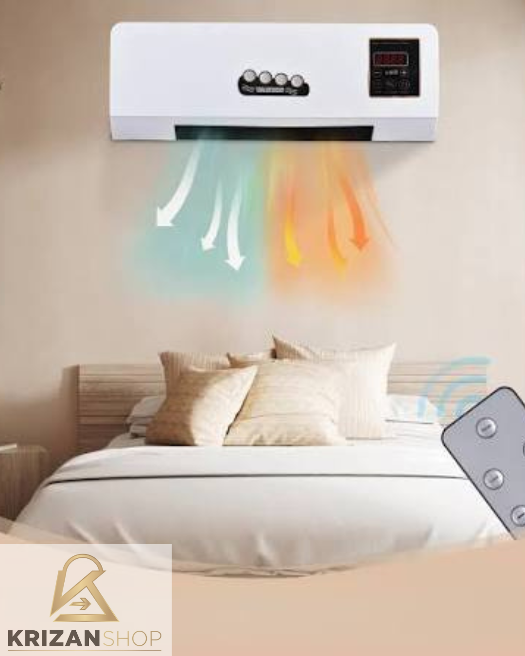 Ventilador Calefactor Inteligente 2 En 1