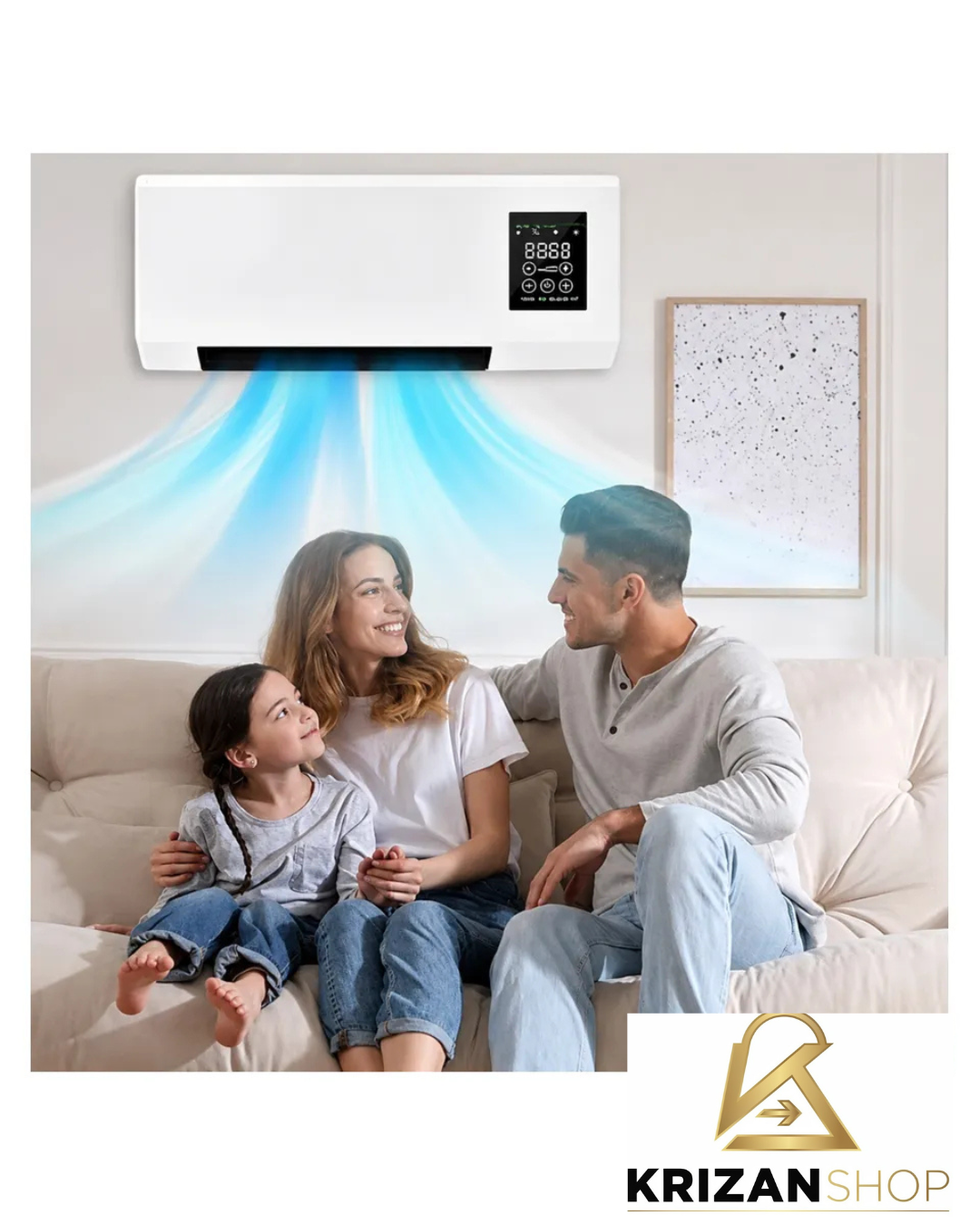 Ventilador Calefactor Inteligente 2 En 1